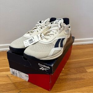Reebok Nano X Men's White and Navy Sneakers